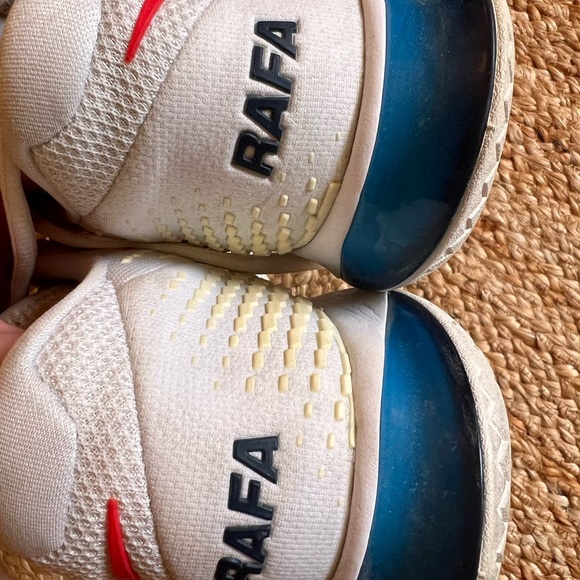 NIKE RAFA ZOOM VAPOR CAGE TENNIS SNEAKERS WHITE MENS SIZE 7.5 women’s 9 - Picture 4 of 8